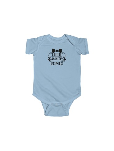 "Little Mister Romeo" - Infant Fine Jersey Bodysuit